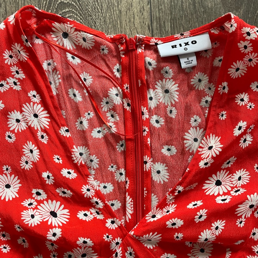 Red Rixo mini dress - Picture 3 of 3